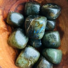 ✧ Labradorite ✧ ✧ A stone of all magic  ✧ Enchances spirituality ✧ Relieves menstrial tension ✧ Balances hormones 1" in size Green Spiritual Healing Gemstones, Spiritual Tumbled Gemstones, Spiritual Tumbled Gemstones For Healing, Spiritual Healing Polished Gemstones, Green Crystals For Healing, Spiritual Tumbled Crystals For Meditation, Healing Tumbled Gemstones For Spiritual Practices, Spiritual Tumbled Natural Gemstones, Healing Natural Labradorite Gemstones