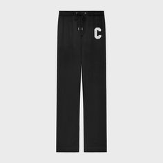 Logo Pants, Kpop Girl Bands, Black Trousers, Shorts For Women, Athletic Pants, French Fashion, New Outfits, Monaco