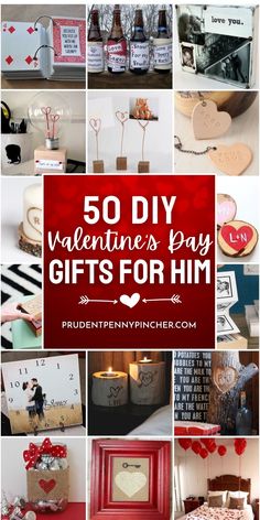 valentine's day gifts for him with the words 50 diy valentine's day gifts