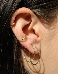 Ear Piercing For Women, 14k Gold Hoop Earrings, Geode Earrings, Hammered Hoop Earrings, Tourmaline Earrings, Tiny Studs, Tiny Stud Earrings, Circle Earrings, Ear Jewelry