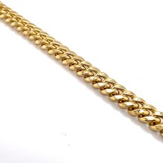 "Unisex Gold Cuban Link Bracelet For everyday wear a special occasion and makes the perfect gift. Details: 14KT Yellow Gold Weight 14.8 Grams Bracelet Measures 8mm Wide 8\" Long Comes in a presentable gift box" Gold Cuban Link Bracelet, Cuban Link Bracelet, Unisex Bracelets, Cuban Link, Chain Link Bracelet, Link Bracelets, Chain Link, Diamond Bracelet, Ideal Gift