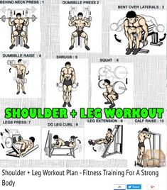 an image of the shoulder and leg workout