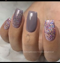 January Nails Coffin Shape, Dusty Purple Nails, Wait Nails, Purple Nails Lavender, Birthday Nails Capricorn, Nail Acrylic Designs, Nails Lavender, Lavender Shoes, Unghie Sfumate