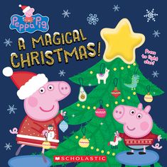 Celebrate Christmas with Peppa Pig and her family in this festive holiday-themed board book with twinkling lights on every spread! Based on the hit TV show as seen on Nick Jr.'Tis the season for Peppa Pig! Join Peppa, George, Mummy Pig, Daddy Pig, and all of their friends as they celebrate Christmas in this adorably sweet board book.Peppa Pig really wants Father Christmas to visit this year. But Mummy Pig tells her that if she wants to have a magical Christmas, she'll have to be very good. Peppa Peppa Pig Christmas, Sweet Board, Mummy Pig, Twinkling Lights, Nick Jr, Board Book, Celebrate Christmas, Magical Christmas, Christmas Books