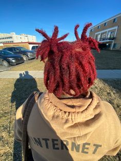 Short Dreads Styles, Instant Locs Natural Hair, Wicks Dreads, Big Locs, Wicks Locs, Instant Locs, Short Dread Styles, Locs Ideas, Dyed Locs