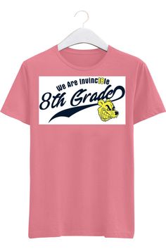 Here is a Custom T-Shirts Design for 8th Grade Grads Script Design, T Shirts Design, Custom T Shirts