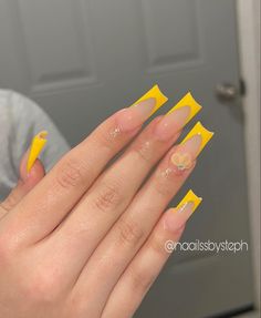 Acrylic Nails Yellow, Best Summer Nails, Elevate Yourself, A Virtuous Woman, Tapered Square Nails, Drip Nails, Virtuous Woman, French Acrylic Nails, Long Acrylic Nails Coffin