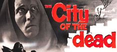 a movie poster for the city of the dead with an image of a nun on it