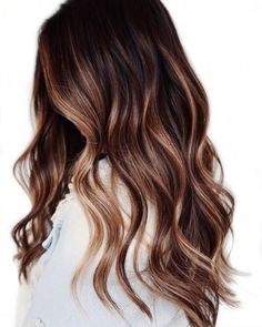 50 Hot Brunette Balayage Styles You Don’t Want to Miss Brunette Hair Ideas Fall, Fall Balayage For Brunettes, Brunette With Warm Highlights, Fall Hair Color For Light Brunettes, Caramel Blonde Balayage On Dark Hair, Carmel Lowlights On Brown Hair, Winter Highlights For Brunettes, Highlights On Medium Brown Hair, Fall Bayalage Brunette