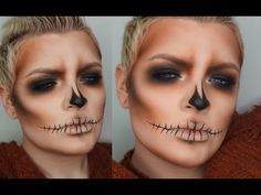 Skeleton Makeup Diy, Skeleton Makeup Tutorial, Skull Halloween Makeup, Vampire Makeup Halloween, Halloween Makeup Clown