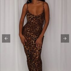 This Dress Has Never Been Worn And Is Completely Sheer Leopard Print Maxi Dress, Pink Cheetah Print, Cheetah Print Dress, Pink Cheetah, Leopard Dress, Printed Maxi, Vacation Outfits, Printed Maxi Dress, Leopard Print