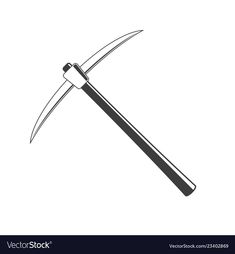 a black and white drawing of a knife with a long blade on a white background