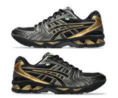 ad eBay - ASICS GEL-KAYANO 14 × Ayrton Senna 1203A860 001 Black Pure Gold Men's size - Buy Now, click the link (eBay)