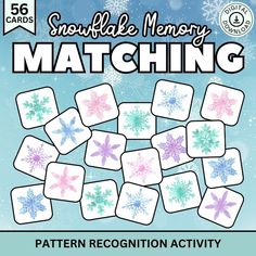 snowflake memory matching pattern recognition activity