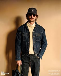 #menswear #streetwear #outfitinspo #menfashion #vintagestyle Men Western Outfits, 80s Mens Outfits, Autumn Casual Outfits, Jean Jacket Outfits Men, Outdoorsmen Style, Grandpa Fashion, Menswear Streetwear, Manish Fashion, Classy Clothing