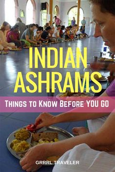 Like many I've seen Eat, Pray, Love... But each ashram is different. Here's 10 things to know about staying at an Indian ashram, visiting an ashram in india Indian Ashram, Ashrams In India, Srinagar Itinerary, Best Tourist Places In India, North India Travel Guide, Traveling To India, Girls Traveling, Rishikesh Yoga, India Travel Places