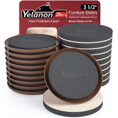 the velonon furniture sliders are stacked on top of each other