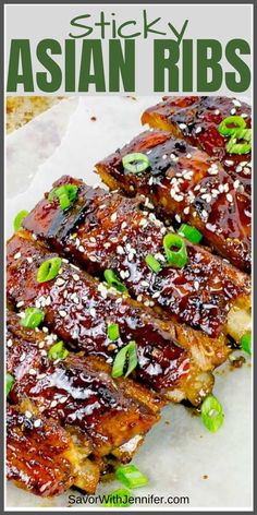 Sticky Asian Pork, Asian Pork Ribs, Sticky Asian Ribs, Pork Rib Roast, Pork Ribs Recipe