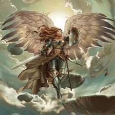 Magic The Gathering Tattoo, Aasimar Paladin, Warrior Angels, Angel Magic, Mtg Art, Ange Demon, Angel And Devil, Angel Pictures