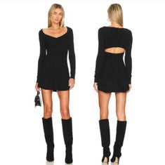 Free People Small World Tablet In Black Size Large, Nwt. Your New Favorite Mini Dress Featured In The Most Effortless, Throw-On-And-Go Design With V-Neckline And Classic Cable Knit Detailing Throughout For The Perfect Touch Of Texture From Season To Season. Cable Knit Fabrication A-Line Silhouette V-Neckline Long Sleeves Slightly Fitted Open Back Detail Flutter Hemline Pullover Construction Black Embroidered Dress, Lime Green Shorts, Metallic Mini Dresses, Free People Mini Dress, Combo Dress, Nike Tennis Dress, Lace Cutout, Illusion Dress, Tennis Dress