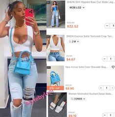 Shein Easter Outfits, Baddies Spring Outfits, Miami Spring Break Outfits Black Women Shein, Shein Casual Outfit Ideas, Cute Summer Shein Outfits, Cute Easter Outfits For Black Women, Shein Outfits Summer 2020 Baddie, Shein Outfit Ideas Spring