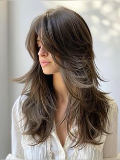 Long Layered Haircuts Straight, Long Layered Curly Haircuts, Short Hair 40, Layered Haircuts With Bangs, Haircuts For Wavy Hair, Long Layered Haircuts, Long Hair With Bangs