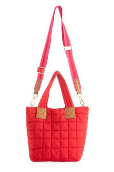 Perfect your on-the-go lifestyle with Shiraleah’s Ezra Mini Tote Cross Body. This classic tote features a sleek quilted texture with both double handles and a detachable, adjustable cross-body strap. Carry it with any outfit to complete your casual summer look. Pair with other items from Shiraleah's Ezra collection to complete your look! Features double handles, a detachable adjustable cross-body strap, top zip closure, 1 inner zip pocket, and 2 inner slip pocket Shiraleah is a trend-driven life Baby Bubble Romper, Luggage Backpack, Nylon Tote, Hair Accessories Jewelry, Strap Top, Mini Tote, Summer Look, Mini Crossbody, Garment Bags