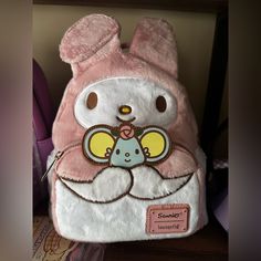 Brand Nwt My Melody Sanrio Loungefly Mini Backpack Sanrio Loungefly, Get Rid Of Stuff, Lilo And Stitch Ohana, Loungefly Mini Backpack, Loungefly Hello Kitty, Minnie Mouse Backpack, Sanrio My Melody, Minnie Mouse Halloween, Disney Pixar Up