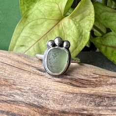 Made with a beautiful piece of English sea glass, wrapped in a fine silver bezel set on a sterling silver back plate and on a sterling silver band.  * UK size O or US size 705 * Made using 100% recycled silver ♻️ * stamped with sterling 925 on reverse * tracked shipping I try to use as little non recyclable packaging as possible. You have the option of receiving your ring in a ring box or a linen drawstring pouch. Both are recyclable but the box has a sponge insert which is not. Please advise wh Silver Recycled Glass Ring, Adjustable Silver Ring With Sea Glass, Sea Glass Rings, Sea Glass Ring, Glass Jewellery, Glass Ring, Recyclable Packaging, Glass Rings, Recycled Silver