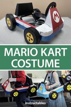 this is an easy to make mario kart costume for kids and adults it's so cute