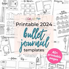 Create A Perfect Home Office In 10 Easy Steps - Cute Little Paper Bullet Journal Year, Bullet Journal Templates, Goals List, March Bullet Journal, February Bullet Journal, Journal Pages Printable, Journal Elements