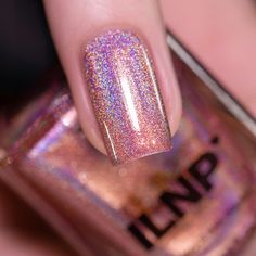 Evermore - by ILNP Holo Nail Polish, Ilnp Nail Polish, Black Nail Design, Nails Acrylic Designs, Short Nails Acrylic, Boutique Nails, Nails Design Fall, Nail Art For Short Nails, Art For Short Nails