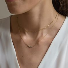 This necklace features a dainty Crescent Crystal Pendant on a delicate, diamond-cut cable chain from our signature O Collection. Pair it with other necklaces from this collection. Our patented connectors let you easily link and layer necklaces in any order you desire. Curved Bar: Height 0.25in (6mm) x Width 0.75in (2cm) Adjustable chain: 15-17in (38-43cm) When layered, chain length is: 15-21in (38-53cm) Learn more Gold Vermeil Spring clasp closure Hypoallergenic, lead and nickel free #294G Layer Necklaces, Curved Bar Necklace, Minimal Gold, Layered Choker Necklace, Silver Necklace Set, Dainty Choker, Curved Bar, Silver Bar Necklace, Gold Bar Necklace