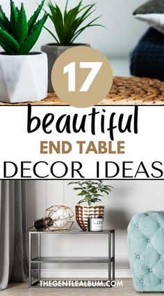 the top ten beautiful end table decor ideas