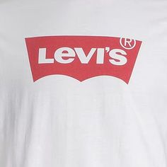 A logo tee is essential for every wardrobe, so add this soft cotton-knit t-shirt from Levi's to your collection. It's cut for a regular-fit with a crew neck, a graphic on the chest and short sleeves. Wear it with everything from jeans to cargo pants.Closure Type: Pullover HeadFit: Regular FitNeckline: Crew NeckSleeve Length: Short SleeveFiber Content: 100% CottonFabric Description: JerseyCare: Tumble Dry, Machine WashCountry of Origin: Imported Cheap Basic Shirt With Logo Print, Wavy Font, Iconic Duo, Typography Shirts, Tops Graphic, Large Shirts, Logo Tee, Knitted Tshirt, White Shirts