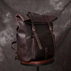 Genuine Leather Backpack Retro Rucksack College Bag Laptop Travel Handmade item Made to order Materials full grain leather, y k k zipper, brass hardware Personalized Roll top Genuine Leather Backpack Retro Rucksack Backpack College Bag Laptop Backpack Travel Backpack Christmas Gift Personalization We can engrave any picture, initials, name, or logo etc. on any location. Please send picture with message and leave a note at checkout with what you would like personalized on. Briefcases for men are Backpack College, Leather Briefcase Bag, Laptop Travel, College Bags, Rucksack Backpack, Laptop Rucksack, Backpack Travel, Briefcase For Men, K K