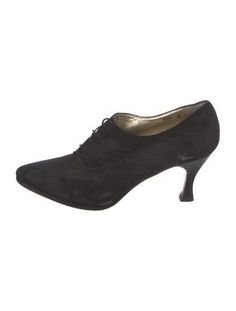 Saks Fifth Avenue Suede Ankle Lace-Up BootsBlackPointed-ToesLace-Up Closure at Uppers Ankle-high Heels For Formal Fall Occasions, Formal Ankle-high Heels For Fall, Formal Fall Ankle-high Heels, Suede Lace, Boot Shoes Women, Lace Up Boots, Saks Fifth, Saks Fifth Avenue, Shoe Boots