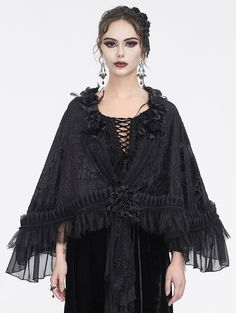 Gothic Rose, Irregular Hem, Elegant Flowers, Neck Designs, Cape, Shirt Blouses