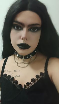 goth girl, goth makeup Goth Girl, Goth Makeup, Black Aesthetic, Makeup, Black, Make Up