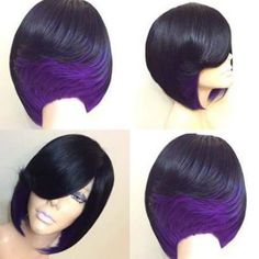 New Stylish And Unique Short Side Bangs, Feathered Bob, Straight Hair Wig, Bangs Hairstyle, Straight Bob Hairstyles, Bob Straight, Party Wig, Wig Styling, Short Straight Hair