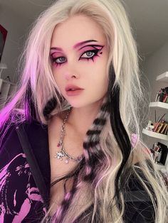 Pastel Goth Makeup, Barbie Makeup, Smink Inspiration