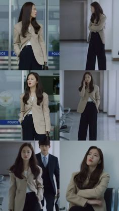 K Drama Business Outfit, Chayoung Vincenzo Outfits, Hong Cha Young Outfit, Kdrama Office Outfits Women, Vincenzo Outfit, Kdrama Style Outfits, Kdrama Outfits Women, K Drama Outfits, Young Outfit