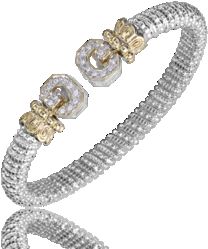 .17cttw Diamond Bangle Bracelet, Sterling Silver & 14k Yellow Gold 001-610-00616 Vahan Jewelry, Pave Bracelet, Women Bracelets, Stackable Bangles, Buy Jewellery Online, Open Cuff Bracelet, Diamond Bangles Bracelet, Stackable Bracelets, Rings Necklaces