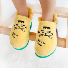 MILK&MOO KIDS SLIPPERS: Milk&Moo kids slippers are made of 100% Turkish cotton. HOUSE SLIPPERS FOR KIDS: These house slippers designed for kids aged 5-6 with shoe sizes EU 29-30, US 12C, 12.5C. They are made of %100 cotton and features a smooth inner sponge to be super soft against your child's skin. They do not feature any additional fabric on the inside to keep feet cooler, breathable and feel more lightweight. EASY TO SLIDE ON: They’re strategically designed with stretchable slingbacks for a relaxed and secure fit. They allow the feet to move and grow without being constricting. Moreover, they provide enough air while adding some warmth without overheating to make slippers always stay fresh. They can be put in the washing machine. High quality certified cotton holds up very well even af Playful Non-slip Closed Toe Slippers, Yellow Non-slip Slippers With Round Toe, Yellow Non-slip Round Toe Slippers, Cute Non-slip Slide Slippers, Comfortable Yellow Non-slip Slippers, Comfortable Non-slip Yellow Slippers, Cute Green Non-slip Slippers, Cute Multicolor Slippers With Round Toe, Comfortable Yellow Round Toe Slippers