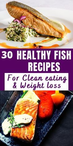 We bet you love a great-tasting fish recipes for dinner, because honestly who doesn't? Fish is very healthy, light, and cooks super fast. So here are 30 healthy fish recipes especially for clean eating and weight loss. Because of the proteing and lightness of fish is a great choice for people who want to eat clean or are on a weight loss journey. So get started right away! #HealthyRecipes #HealthyFishRecipes #CleanEatingLowCarb #Easy Fish And Veggie Recipes Healthy, Fast Fish Recipes, Chicken And Fish Diet Plan, White Fish Recipes Healthy Clean Eating, Seafood Diet Plan Clean Eating, Clean Eating Fish Recipes, Healthy Fish Recipes Clean Eating, Heart Healthy Fish Recipes, Healthy White Fish Recipes