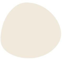 an oval white paint color with a light beige hue