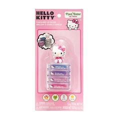 Hello Kitty Lip Gloss Tray 4pcs – ikatehouse Hello Kitty Lip Gloss, Flavored Lip Gloss, Kitty Stuff, Kawaii Core, Lip Products, Pink Girly Things, Minecraft Houses, Makeup Tools Brushes, Fashion Nails