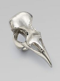 Alexander McQueen bird skull ring Skull And Bones, Skull Ring, Memento Mori, Ring Gold, Amazing Jewelry, Saks Fifth, Saks Fifth Avenue