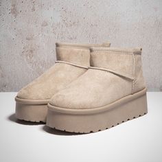 Designed by Truffle, these Sasha women's ankle boots feature a beige upper with a platform heel for height, stability, and style. Their fur lining ensures a warm and comfortable fit, while their gripped outsole ensures stability and durability. Perfect for keeping your feet cosy! Shoe Zone, Boots Beige, Women's Ankle Boots, Platform Heel, Womens Ankle Boots, Platform Heels, Boot Shoes Women, Truffles, Womens Boots