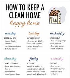 how to keep a clean home happy home info for cleaning services in san francisco, ca